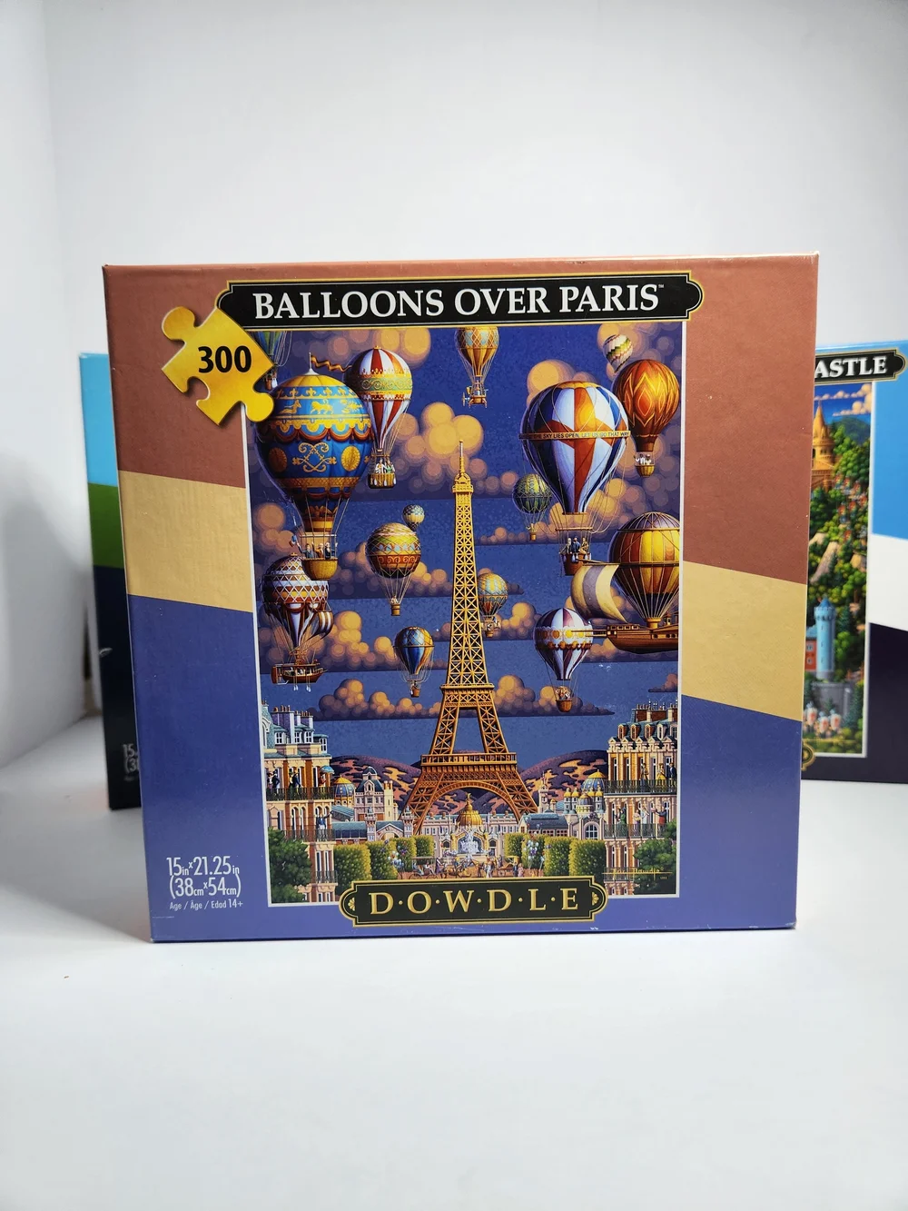 DOWDLE 300-Piece Kids Puzzle Bundle - Blue and Multicolor Scenes